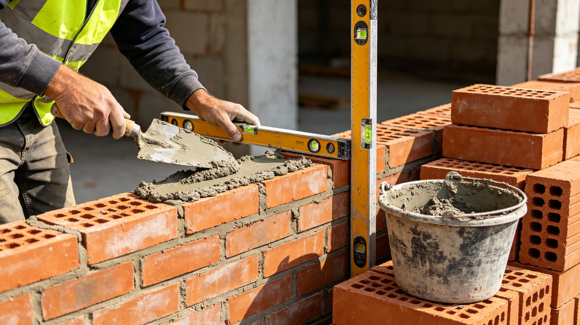 Mortar application with HEMC thickener